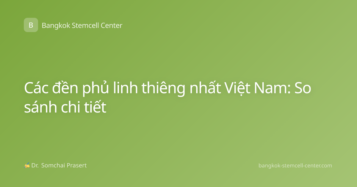 Các đền phủ linh thiêng nhất Việt Nam: So sánh chi tiết