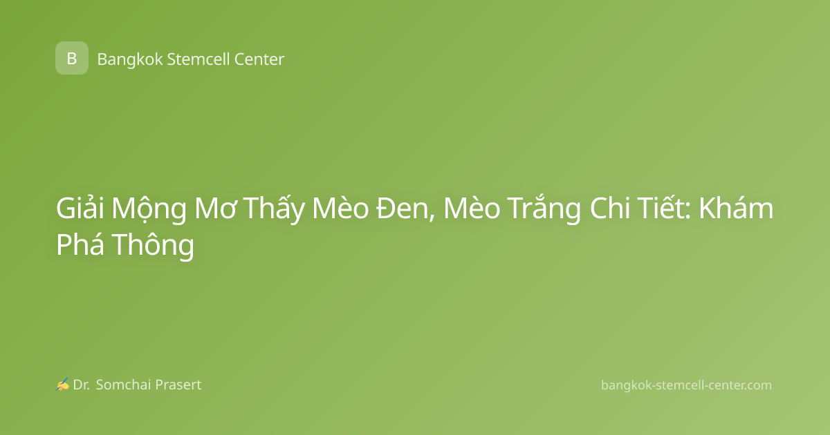 Giải Mộng Mơ Thấy Mèo Đen, Mèo Trắng Chi Tiết: Khám Phá Thông