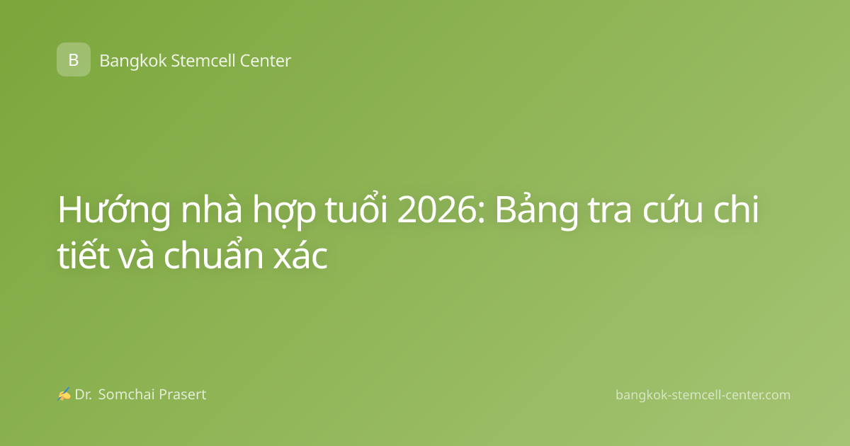 Hướng nhà hợp tuổi 2026: Bảng tra cứu chi tiết và chuẩn xác