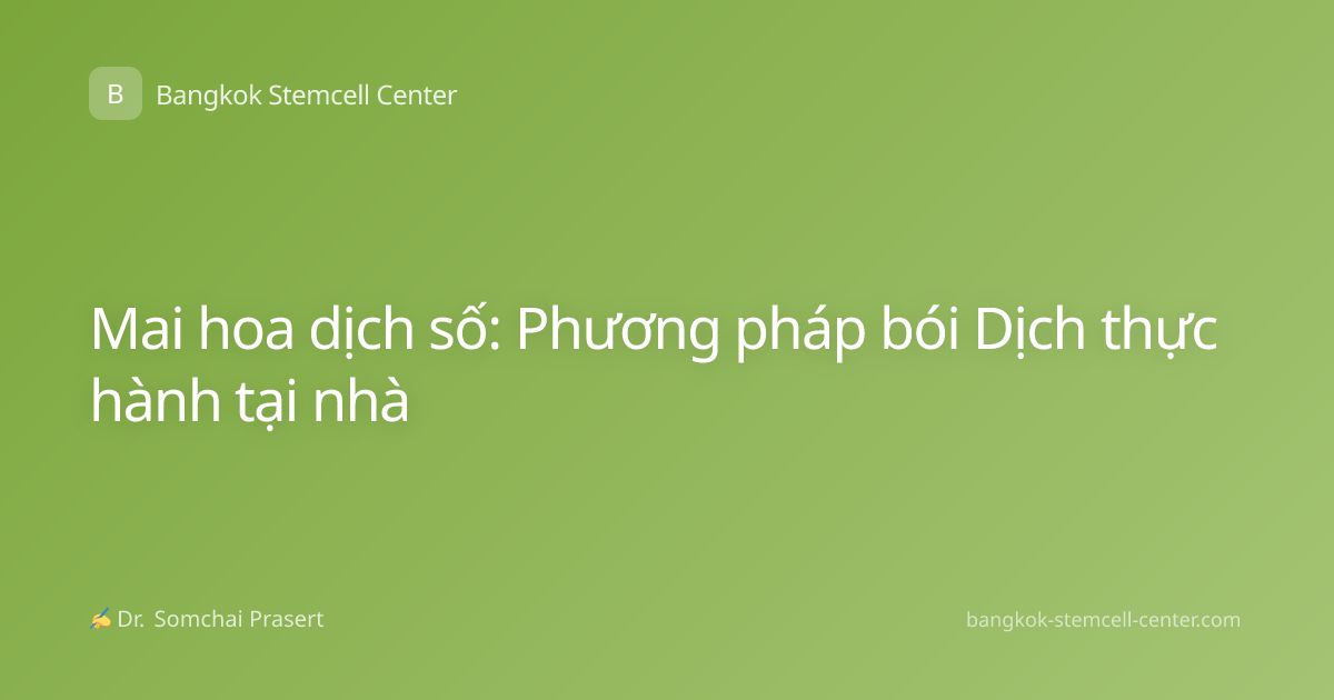 Mai hoa dịch số: Phương pháp bói Dịch thực hành tại nhà