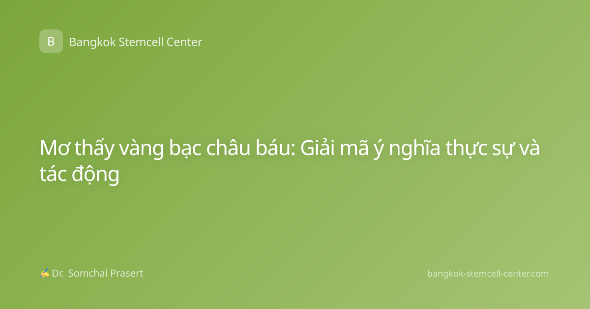 Mơ thấy vàng bạc châu báu: Giải mã ý nghĩa thực sự và tác động