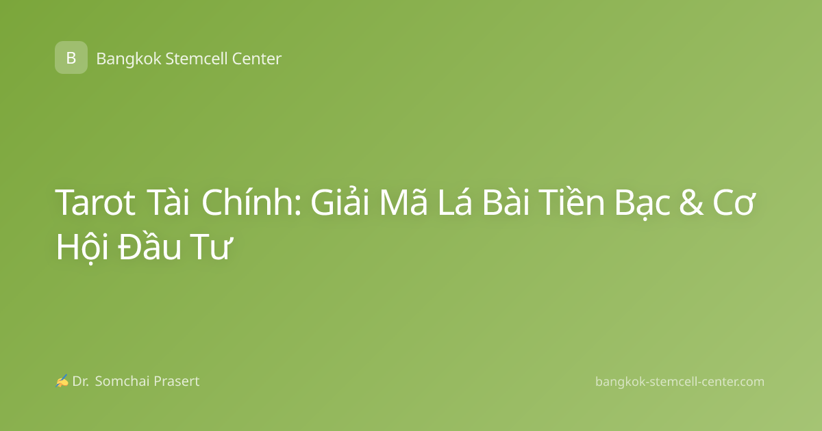Tarot Tài Chính: Giải Mã Lá Bài Tiền Bạc & Cơ Hội Đầu Tư