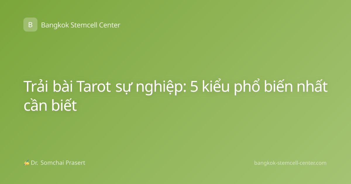 Trải bài Tarot sự nghiệp: 5 kiểu phổ biến nhất cần biết